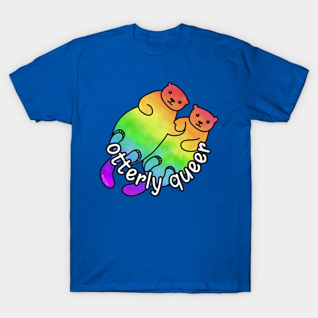 Otterly Queer T-Shirt by Art by Veya